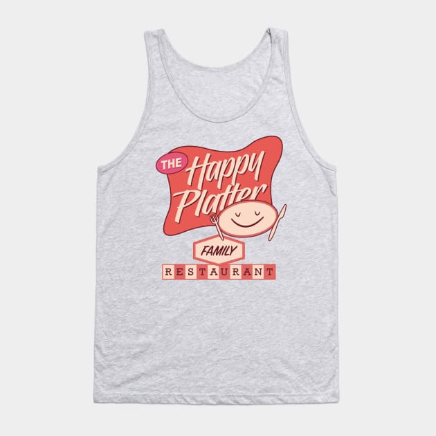 The Happy Platter Tank Top by iannorrisart